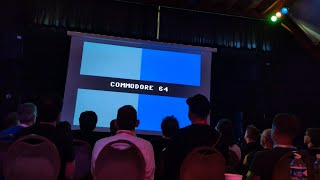 Solution 42 a 4 kilobyte Commodore 64 demo by Cycleburner  premiere with live audience at X2024 [upl. by Demb]