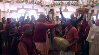 Ecstatic Kirtan at Iskcon New Delhi 01162015 [upl. by Couture501]