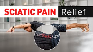 Sciatica Pain Relief Exercises  10 Min Routine [upl. by Millham548]