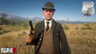 Playing as a Pinkerton in Red Dead Redemption 2  RDR2 [upl. by Honey401]