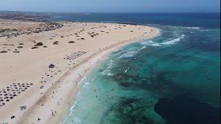 Canary Islands  Fuerteventura Corralejo Beach  Natural Park DRONE VIDEO [upl. by Cavallaro]