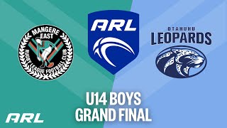 ARL U14 Boys Grand Final  Mangere East Hawks v Otahuhu Leopards  2023 ARL Grand Final Series [upl. by Ronym172]