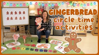 Toddler and Preschool Gingerbread Man Circle Time Activities [upl. by Wayne]