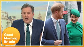 ‘I’m Sickened Piers amp Susanna Clash Over Prince Harry amp Meghan Interview  Good Morning Britain [upl. by Currey]