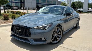 Slate Gray 2021 INFINITI Q60 Red Sport 400 Walkaround [upl. by Dean]