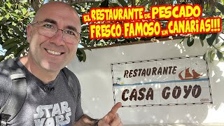 probando el FAMOSO RESTAURANTE de PESCADO FRESCO en CANARIAS [upl. by Hayyikaz]