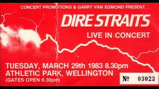 DIRE STRAITS  19830329  Wellington NZL AUD BOOTLEG [upl. by Kcirrad]