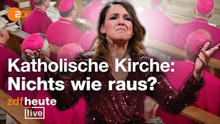 Wie weiter in der katholischen Kirche  ZDFheute live mit Carolin Kebekus und Maria 20 [upl. by Biles]