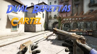 CSGO Dual Berettas  Cartel Showcase and Prices [upl. by Miarzim]