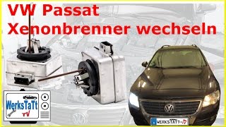 ►VW Passat 3CB6◄ Xenonbrenner wechseln Replace Xenon Bulb ◢WERKSTATTTV◣ [upl. by Alverson]