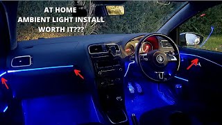 How to install ambient lighting in any car at home [upl. by Hill888]