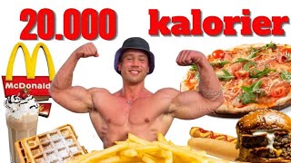 20000 CALORIE CHALLENGE OFFICIEL DANMARKS REKORD [upl. by Eeniffar]