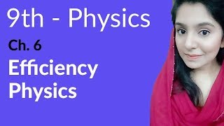 Matric part 1 Physics ch 6 Efficiency Physics  ch 6 Work and Energy  9th Class Physics [upl. by Zuckerman579]