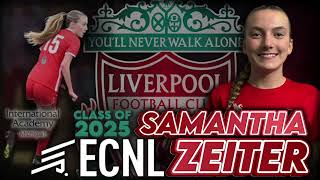 Sam Zeiter  ecnl  Liverpool FC 07 ECNL  CB  Class of 2025 collegerecruiting [upl. by Zerelda]