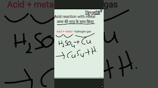 Acid reaction with metal ll What is acid ll chemistry [upl. by Amsa]