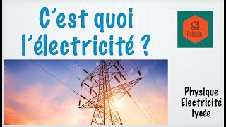 Cest quoi lélectricité [upl. by Claudius25]