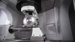 Haas Multigrind®  Grinding a Hob Cutter [upl. by Eedia]