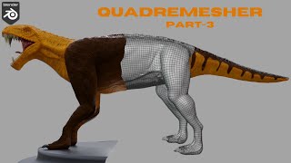 How to Install and Use Quadremesher Blender Addon  እንዴት ኳድሪሜሽር መጫን እና መጠቀም በ ብሌንደር እንችላለን Tutorial [upl. by Doty677]