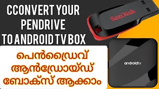 Android TV Portable Convert Pendrive to AndroidTV Box  Easy Method Install AndroidTV on PC laptop [upl. by Ezarra542]