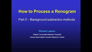 How to Process a Renogram Part5 [upl. by Ambrosi400]