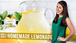 How to Make A Homemade Lemonade Recipe  The Stay At Home Chef [upl. by Kelli337]