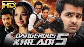 Dangerous Khiladi 5 HD  Ram Pothineni amp Tamannaah Bhatia Romantic Hindi Dubbed Full Movie [upl. by Anelrac832]