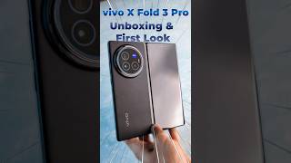 vivo X Fold 3 Pro Unboxing and First Look  Foldable [upl. by Annairdua473]