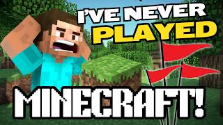 Lets Play in the Dirt My First Time Playing Minecraft [upl. by Naeloj]