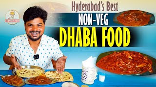 Rajadhani Dhaba Hyderabads Best Non Veg Dhaba Ft5monkeys Food  Indian Street Food [upl. by Ardet597]