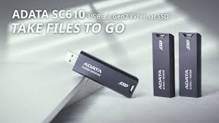 SC610 External SSD Product Video [upl. by Reyem]