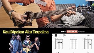 Kau Dipaksa Aku Terpaksa Scan  Original Key D Minor Guitar Chord Tutorial amp Lirik [upl. by Milstone]