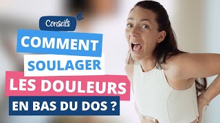 DOULEURS LOMBAIRES  routine simple pour les soulager [upl. by Nyberg]