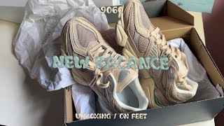 NEW BALANCE 9060 IVORY UNBOXING amp ON FEET 👟🧴📨  bpapada [upl. by Cyril]