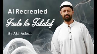 Atif Aslam AI Naat ❤️  Faslon ko Takalluf Hai humse Agar Naat  Naat by AI  4k  Relaxing [upl. by Bondy]