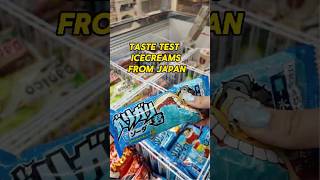 TRYING JAPANESE ICECREAMS food japan japaneseconveniencestore 7eleven tastetest [upl. by Ennaerb731]