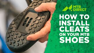 How to install cleats on your MTB shoes [upl. by Holli]