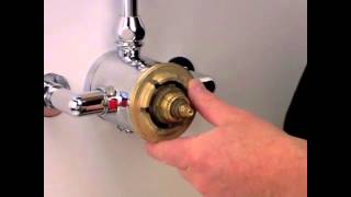 Dual Type Shower Valve Cartridge Exchange Replacement  How To [upl. by Ardnasirhc]