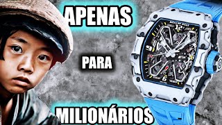 OS RELÃ“GIOS RICHARD MILLE SÃƒO OS MAIS CAROS DO MUNDO POR QUE [upl. by Alaik672]