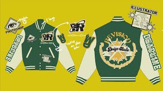 LETS DESIGN A VARSITY JACKET [upl. by Rosen]