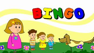 BINGO Song with Lyrics  Nursery Rhymes HD [upl. by Eynaffit576]