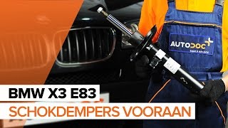 Hoe een schokdempers vooraan vervangen op een BMW X3 E83 HANDLEIDING [upl. by Bowler811]