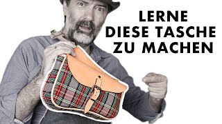 Lerne eine UmhängeSatteltasche zu machen [upl. by Piegari]