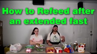 How to Refeed after an extended water fast 1420213040 or more days of fasting amp Refeeding [upl. by Joshua964]