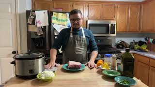 How to make PORK CARNITAS with Phil slow cooker recipe  SO easy  Dad Dinner [upl. by Ariajaj170]