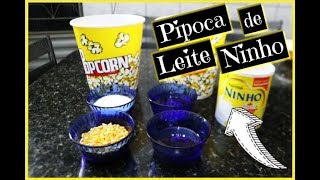 PIPOCA DE LEITE NINHO NA PIPOQUEIRA  Receitinha Fácil l VEDA23 [upl. by Celik]