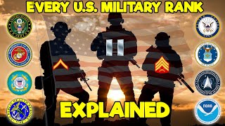 A Simple Overview of Every US Military Rank In Order All Six Branches [upl. by Bornie]