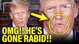 RABID Trump Literally FOAMING AT THE MOUTH in His Own Posts [upl. by Palermo135]