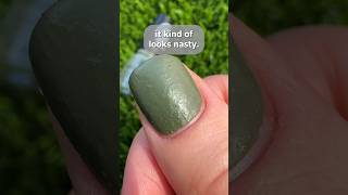 🥴 this color is intentionally lumpy 🦖 nails nailpolish [upl. by Aysan907]