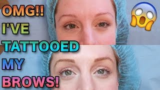 The Truth About Semi Permanent Brows BEFORE AFTER amp HEALED  MICROBLADING  DIAMANT BLADING [upl. by Nolyat]