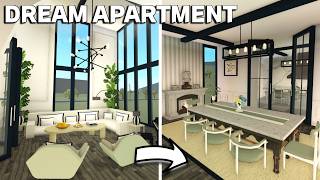 BUILDING MY DREAM APARTMENT In BLOXBURG [upl. by Adelaida]